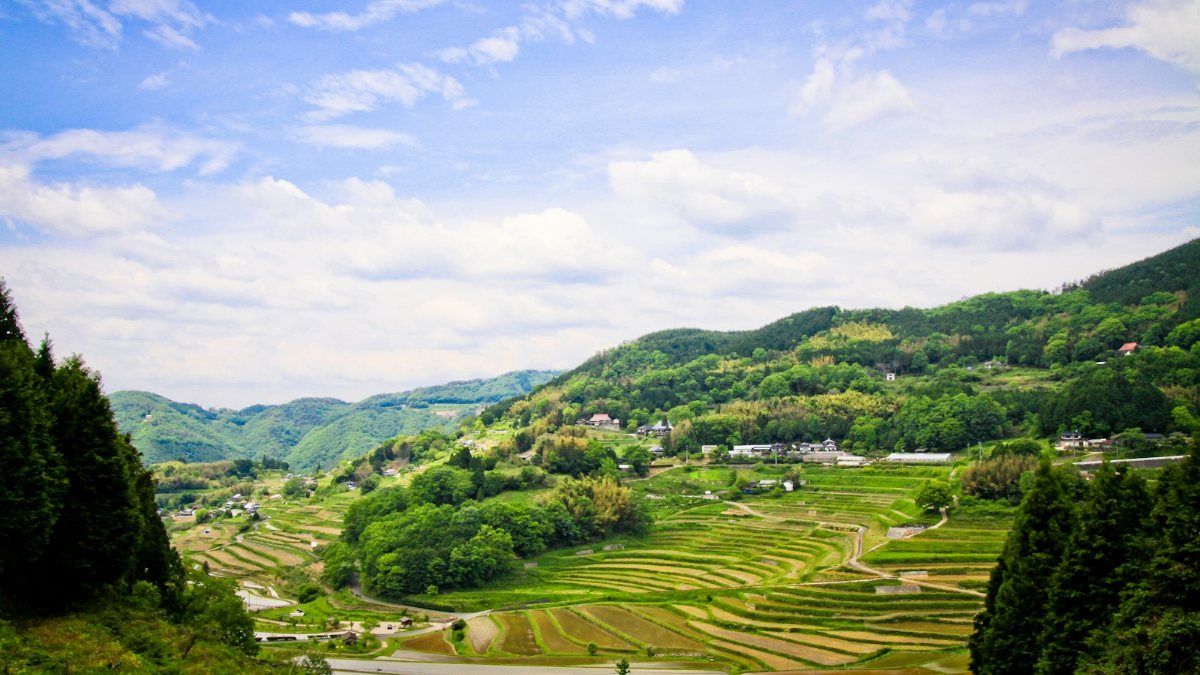 広がる田園風景