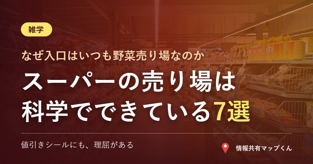 スーパーの売り場は科学でできている 買い物が楽しくなる7つの秘密